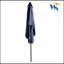 Parasol d'extérieur à DEL solaire de haute qualité 10 x 6,5T avec manivelle et bouton-poussoir inclinable pour le jardin-544744488