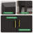 Adjustable Shelf Large-Capacity Multi-Function Storage Cabinet with Anti-Tip Design-122810574