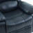Charlotte Midnight Blue Leather Gel Glider Recliner