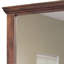 Miroir rectangulaire pour commode brun DUMBONNE