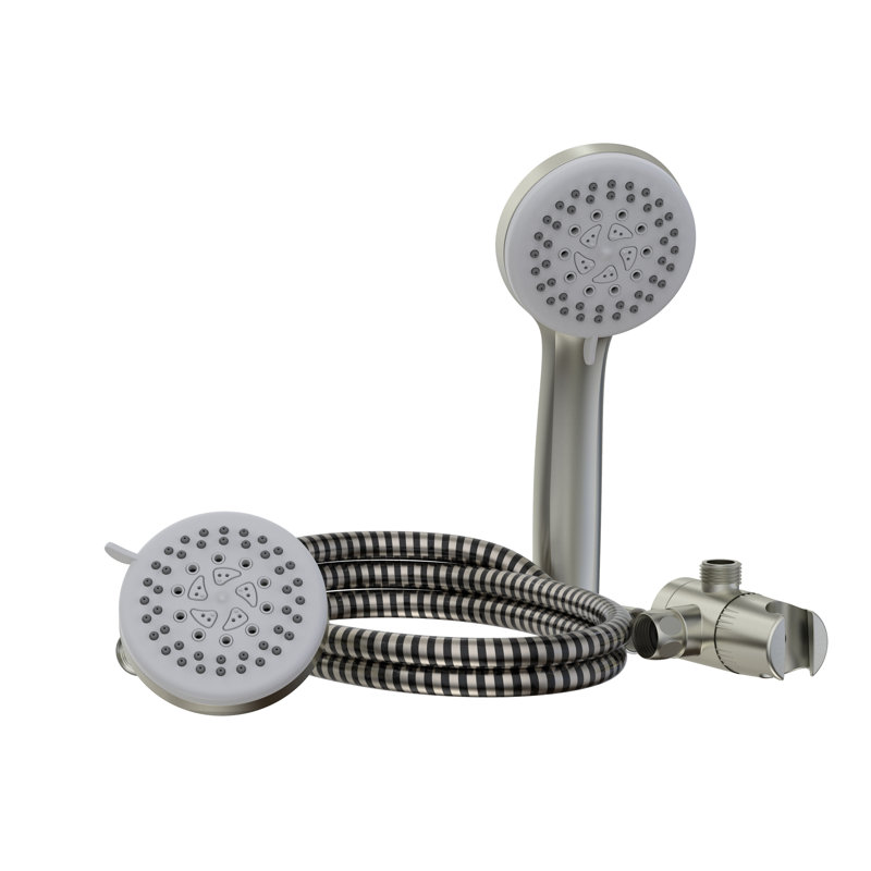 Pomme de douche à main massage stylewise, Nickel brossé