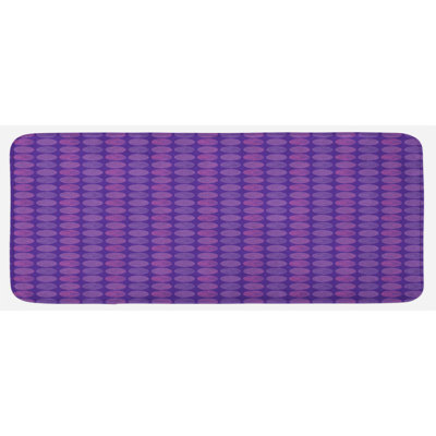 Tapis de cuisine circulaire
