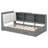 Wood  Platform Bed With Storage Headboard-804633497