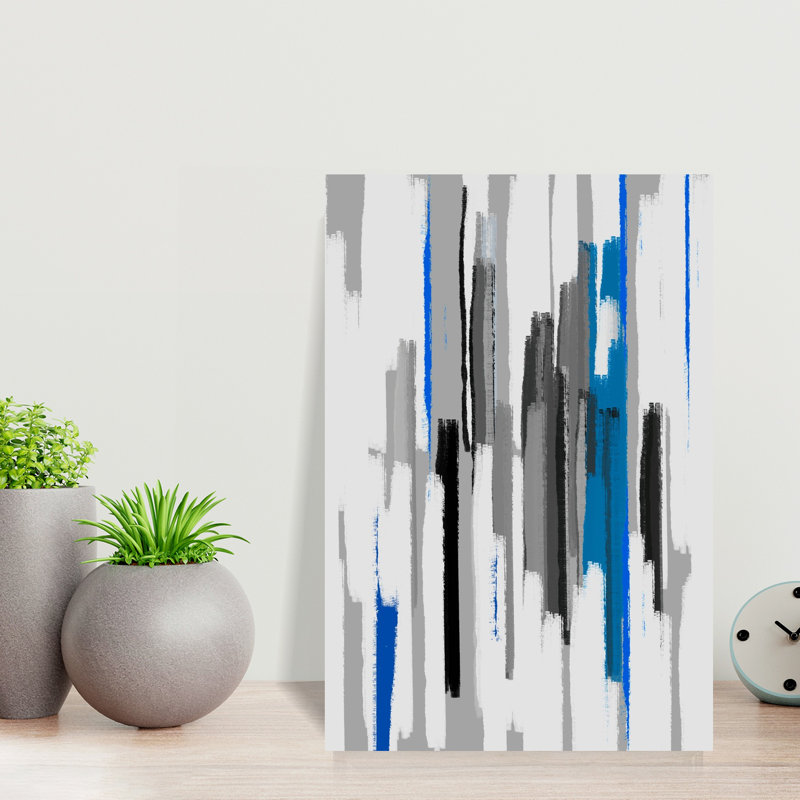 Panthère I, art mural contemporain abstrait, H 18 po x l 12 po