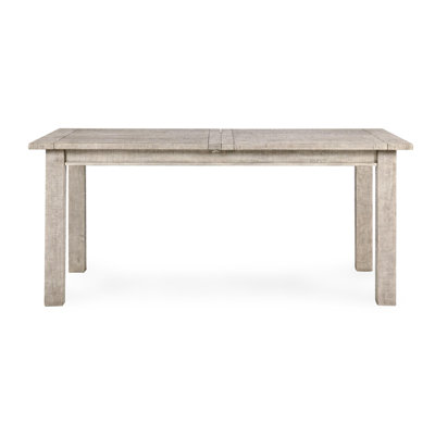 Egremt Extendable Solid Reclaimed Wood Dining Table