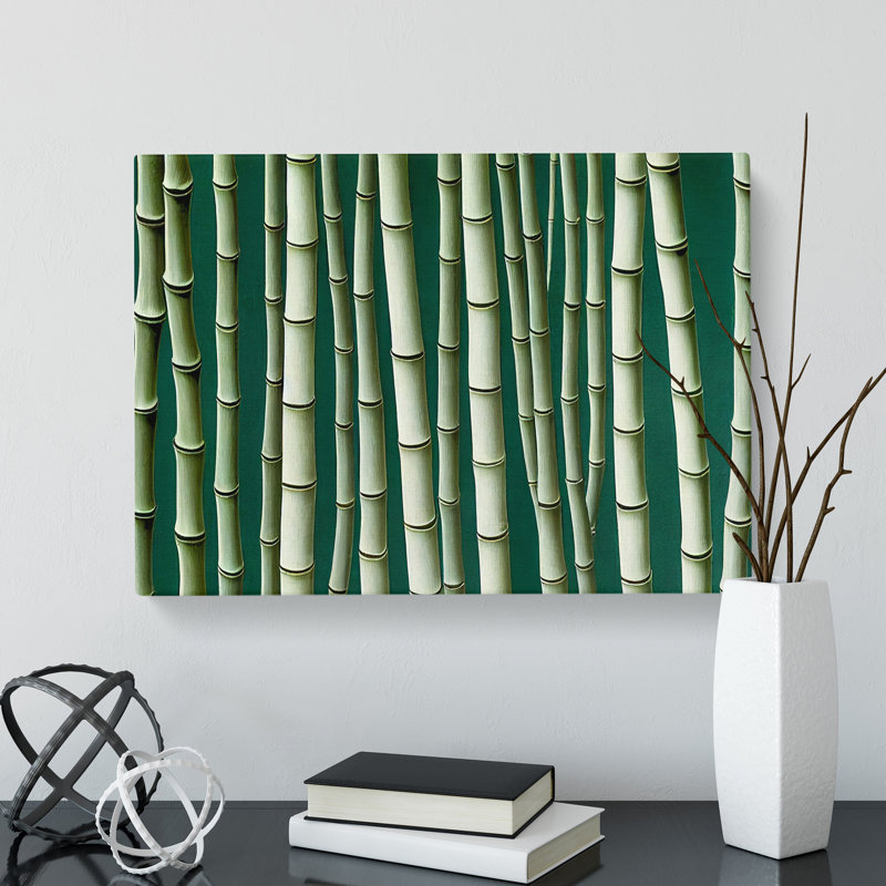 Charming Bamboo Forest - Wrapped Canvas, 50cm H x 76cm W x 3cm D