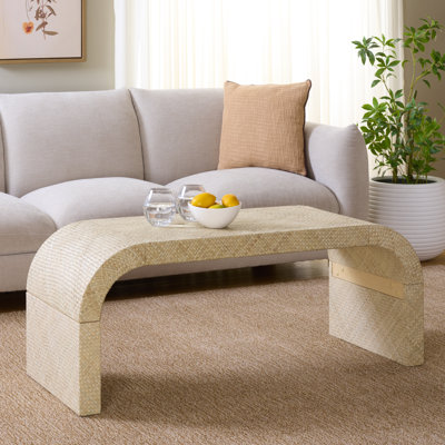 Pipat Curved Pandan Coffee Table