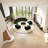 Semi-circular curved light luxury negotiation sofa