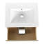 Meuble-lavabo en chêne 24 po avec lavabo en céramique 24 po 2 tiroirs-842311763-842311773
