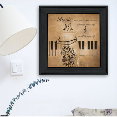 Music Framed Wall Art for Living Room, Home Wall Décor by Robin-Lee Vieira