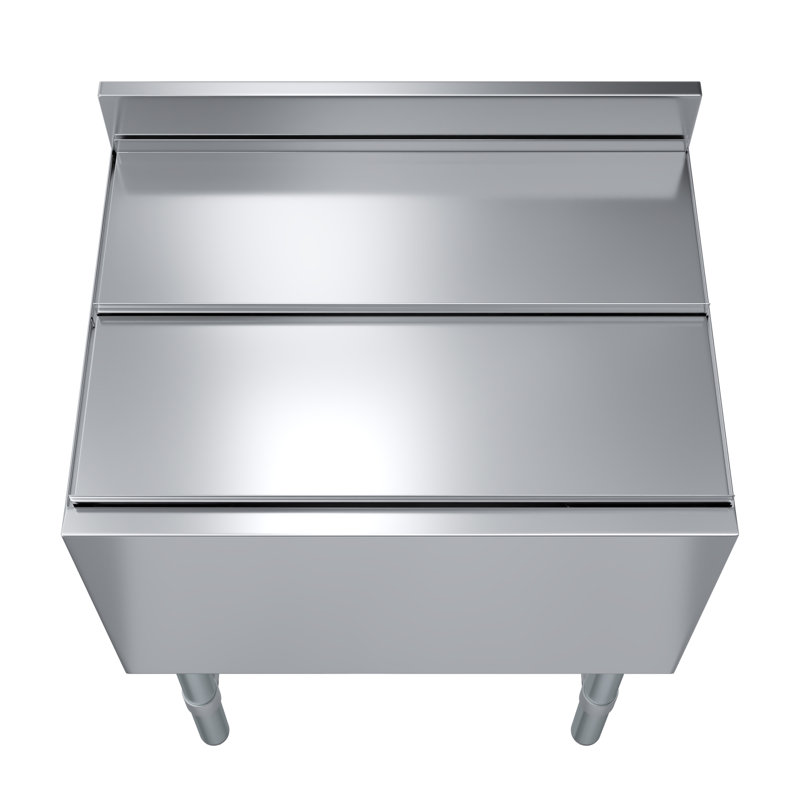 AmGood Underbar Ice Bin 18.5 in. x 24 in. x 30 in.