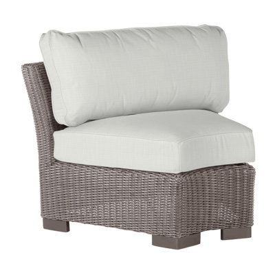 Fauteuil club tissé avec coussins Club