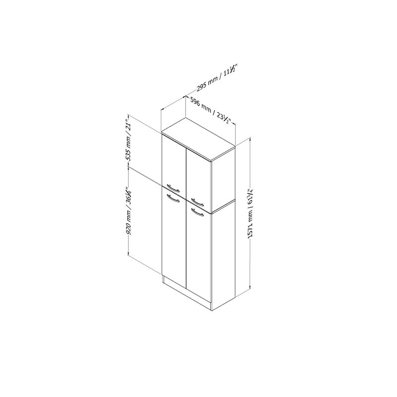 Garde-manger Axess, Blanc pur