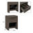 Modern 1 Drawer Nightstand Side Table-129215722