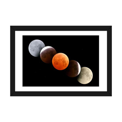 « digital composite of total lunaire » par alan dyer, reproduction d’impression sur toile tendue