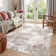 Elroy Amot Modern Abstract Machine Washable Area Rug with Non-Slip Backing