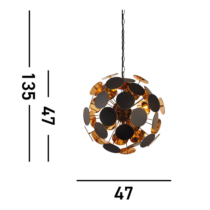 Chesler 4-Light Sphere Chandelier