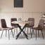 50cm H Cotton Blend Upholstered Metal Side Chair-114193730