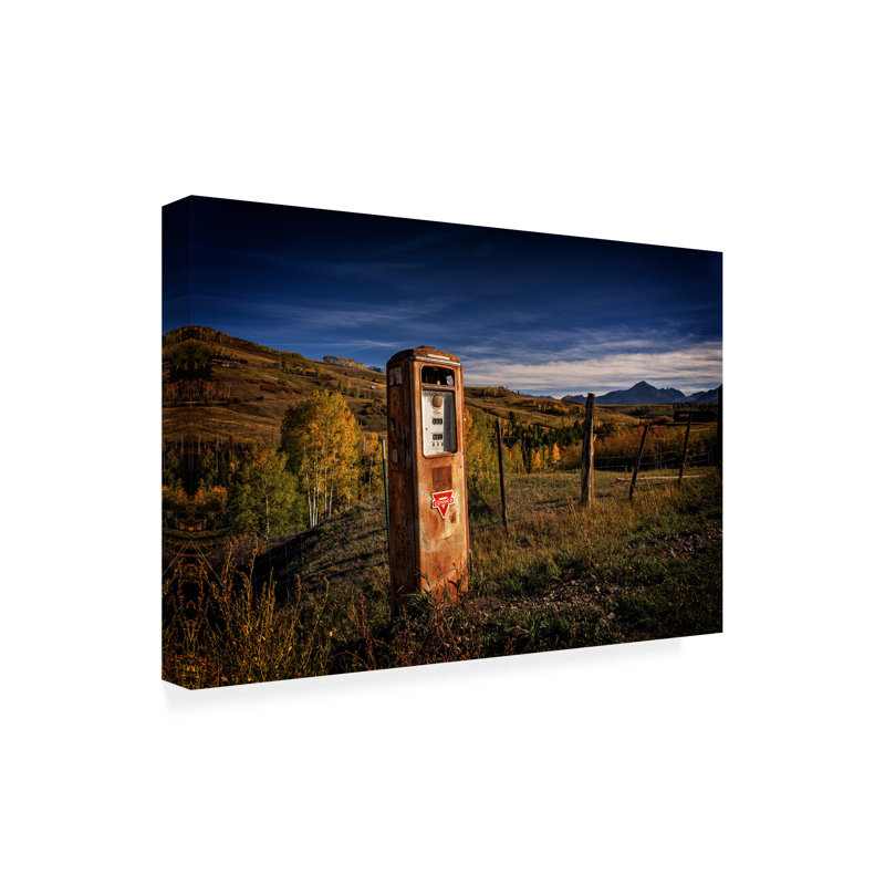 Art mural sur toile tendue - Rick Berk "Courir sur un vide", art mural pour salon, chambre à coucher ou bureau - 22 x 32