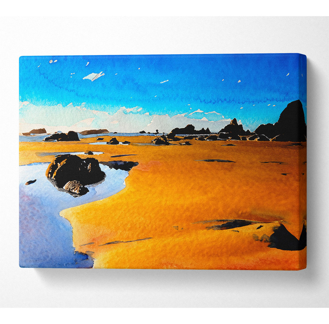 Desert Watering Hole - Kunstdrucke auf Leinwand