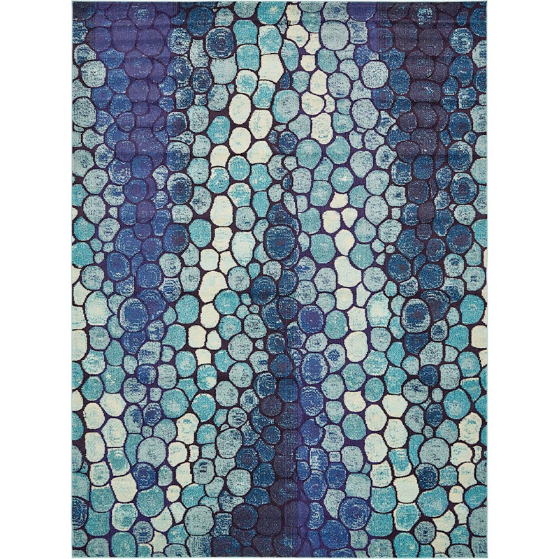 Tapis bleu Burtrum, Rectangle 3 pi 3 po x 5 pi 3 po