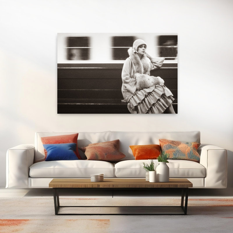 Art contemporain, art mural contemporain, H 40 po x l 60 po