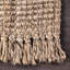 Solid Colour Jute / Sisal Hand Woven Area Rug-1823345321