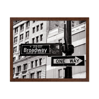 Plaque de rue Broadway