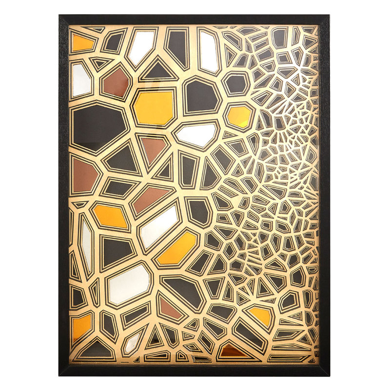 Abstract Wall Decor on Wood