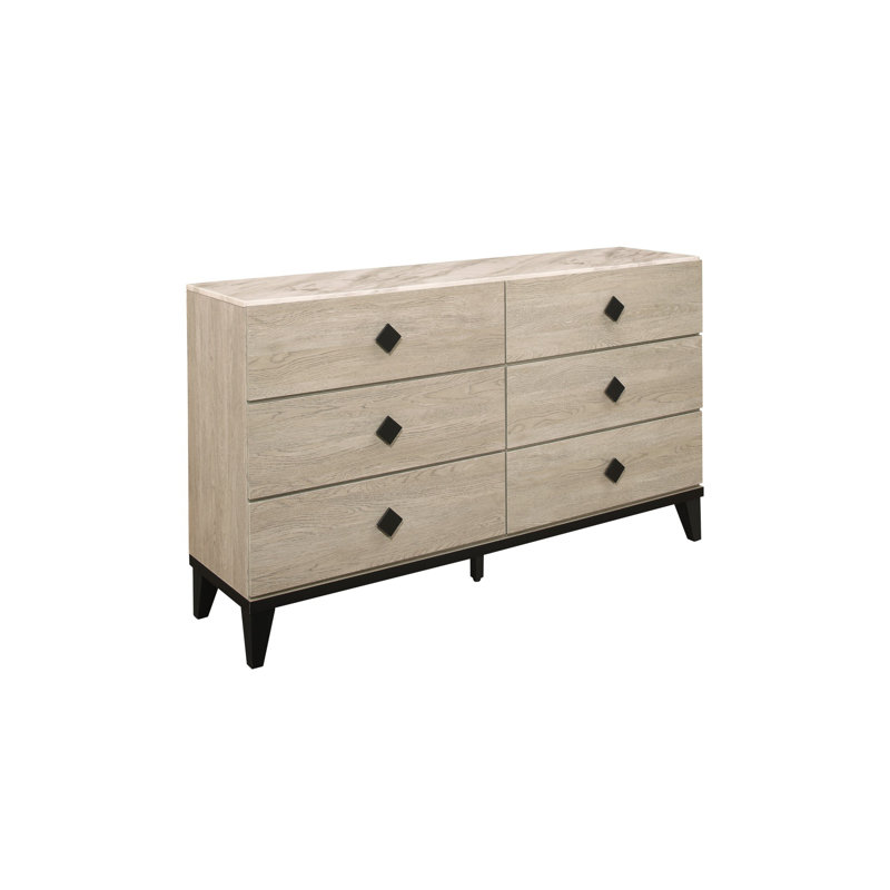 Ensemble de chambre avec grand lit plateforme 3 pièces