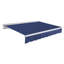Store banne rétractable manuel Awntech Destin, 4,88 m x 3,05 m, rayures grises et blanches-121458901-10696355-10768217