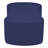 Pro Series Upholstered Bowtie Ottoman 12" Height-101545366