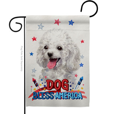 Double Sided 18.5'' H x 13'' W Polyester Animal Garden Flag