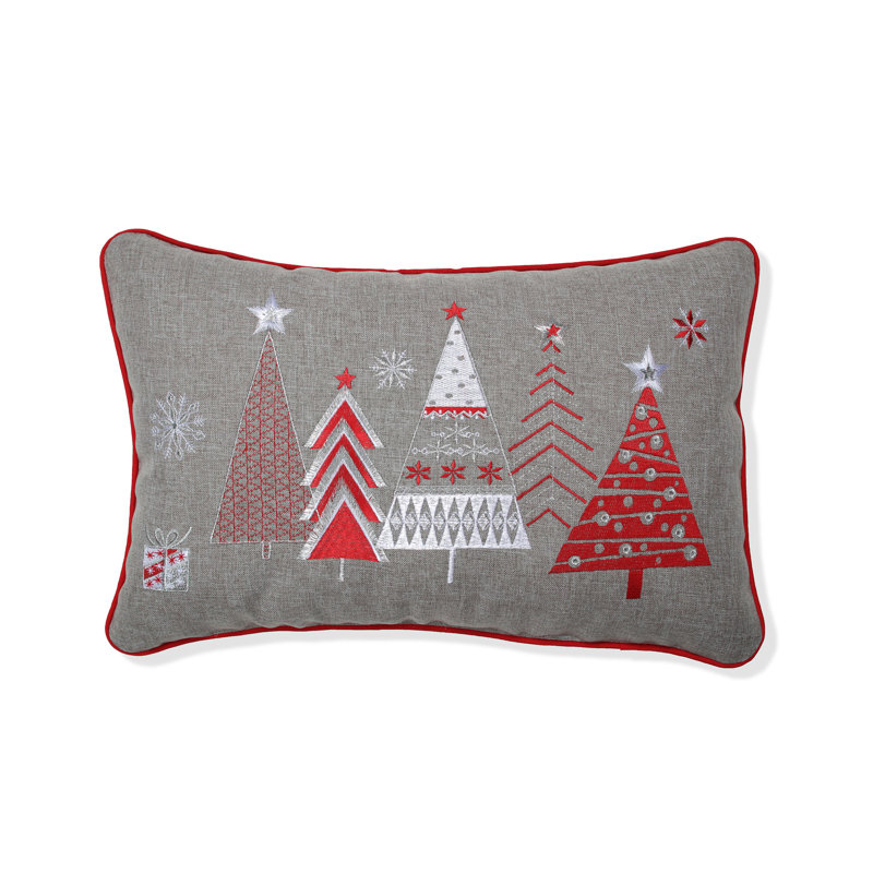  Housse de coussin rectangulaire et insert, Noir