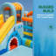 Jeu gonflable avec parc multi-activités Shark