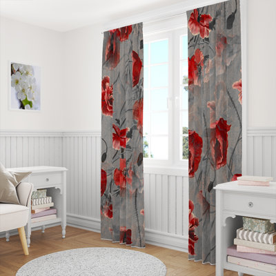 Semi Sheer Curtain Pair
