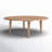 Round Teak Outdoor Dining Table-66689410