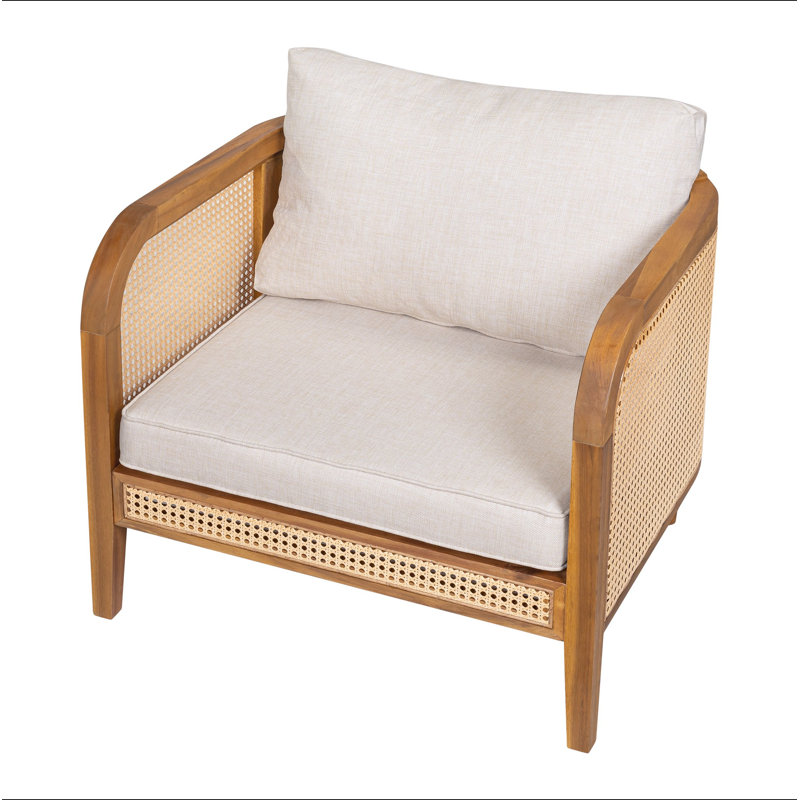 Chaise avec accoudoirs de patio Kirkby