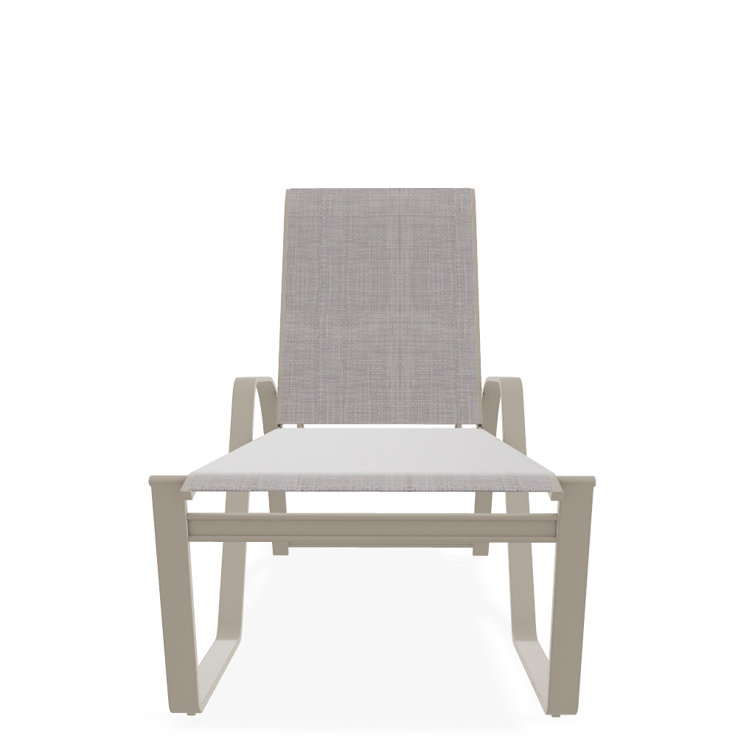 Holna Outdoor Rust-Resistant Metal Chaise Lounge
