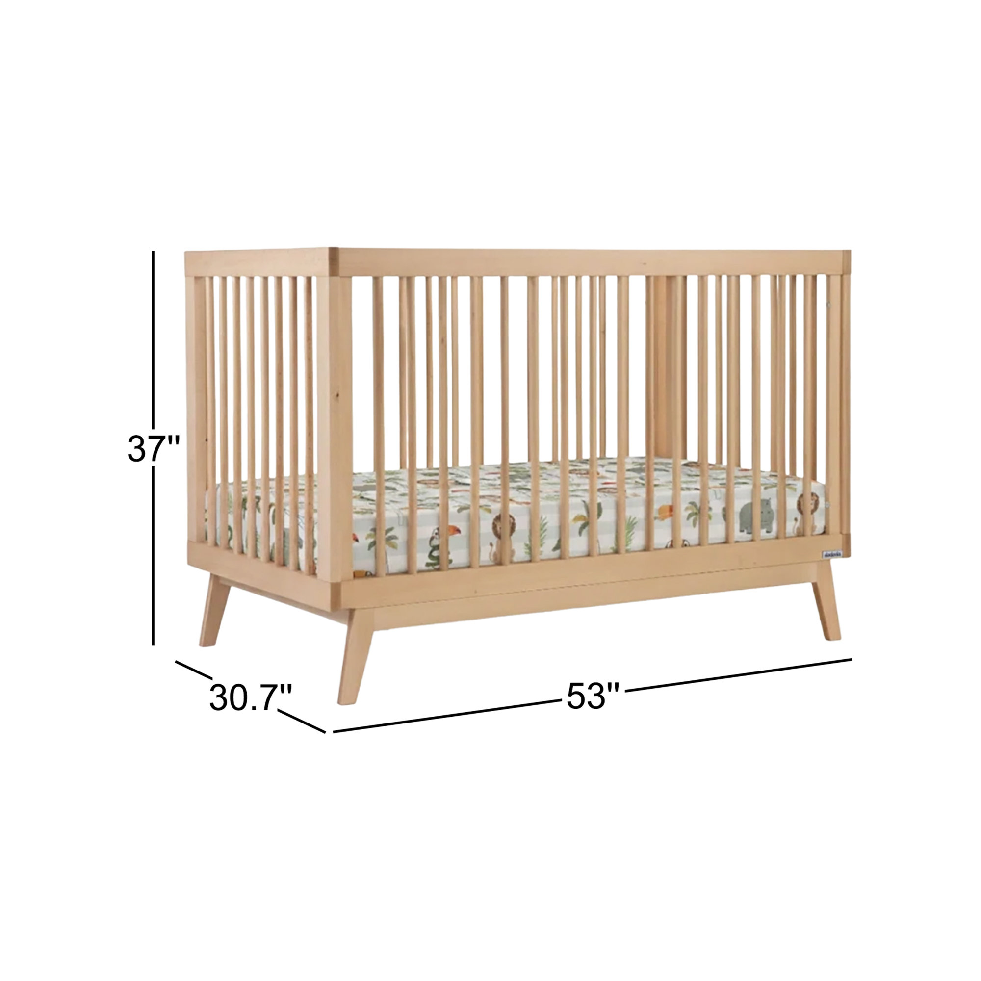 Soho 3-in-1 Convertible Crib, Natural