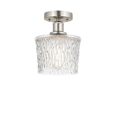Plafonnier semi-encastré 1 lumière 6,5 po Camire