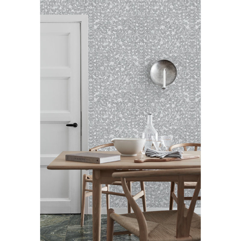 Boråstapeter Romans Wallpaper, Black