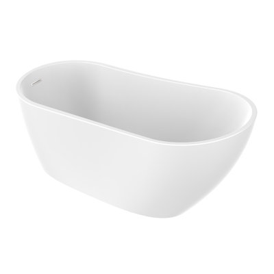 Cora 67" Freestanding Soaking Acrylic Bathtub
