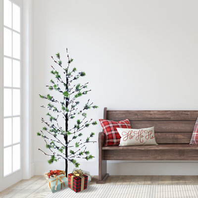 3' Pre-Lit Tropical Artificial Christmas Tree