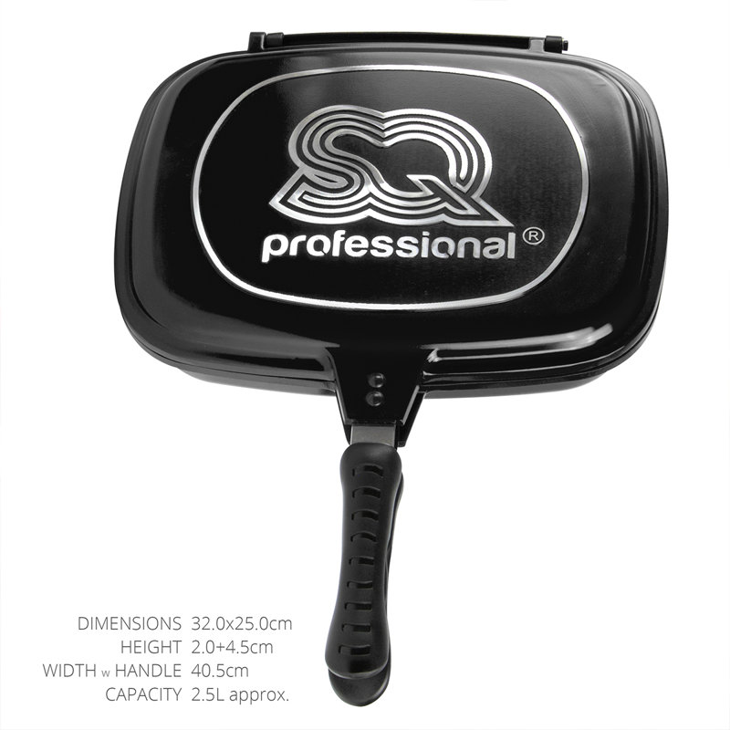 SQ Professional Nea Grill Non-Stick Double Sided Grill Pan