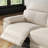 Ellie Top Grain Leather L-Shape Sofa, Beige