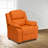 Degeorge Deluxe Padded Contemporary Kids Recliner with Storage Arms-197210589