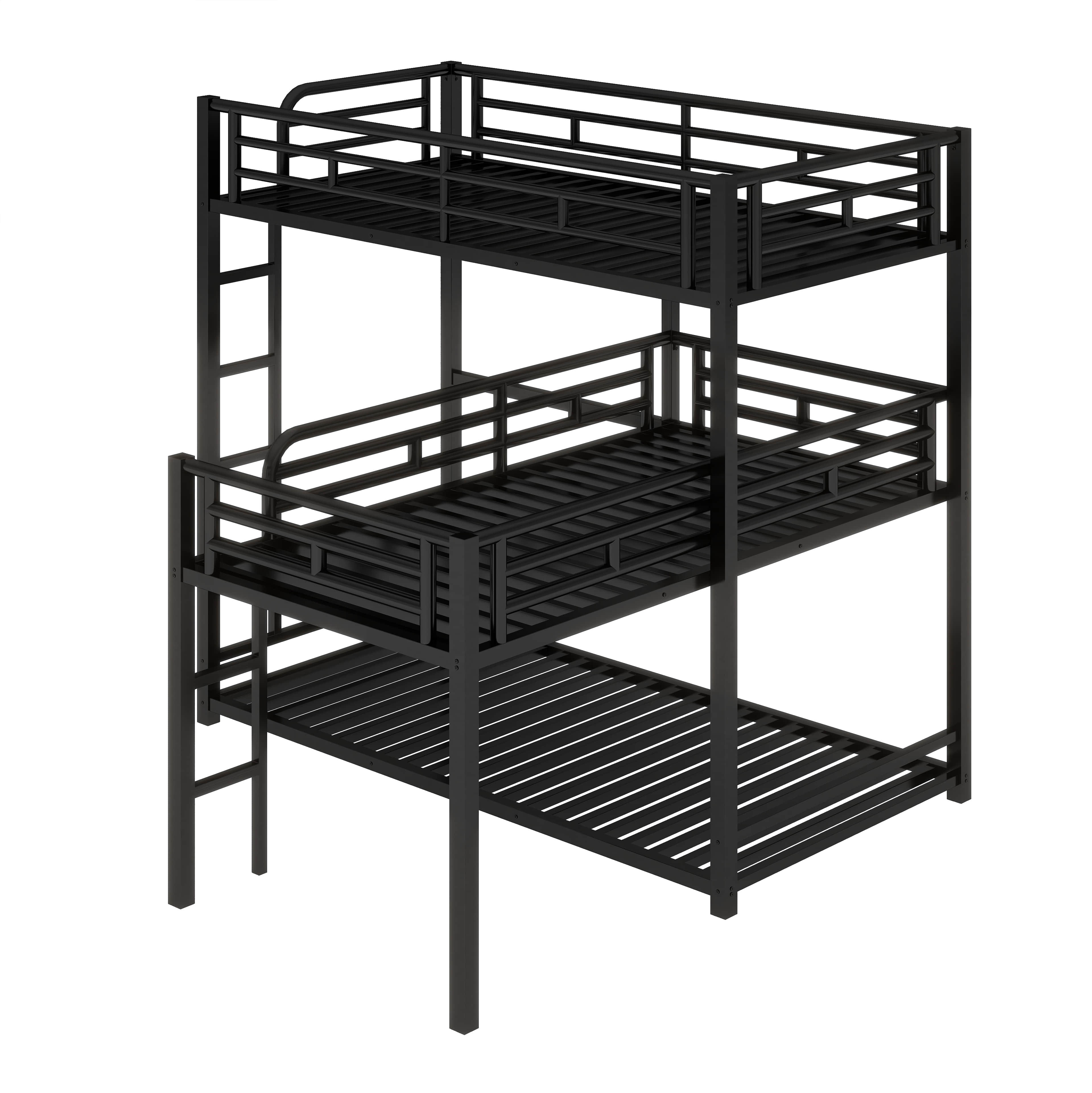 Isabelle & Max™ L-Shaped Metal Triple Twin Size Bunk Bed - Wayfair Canada