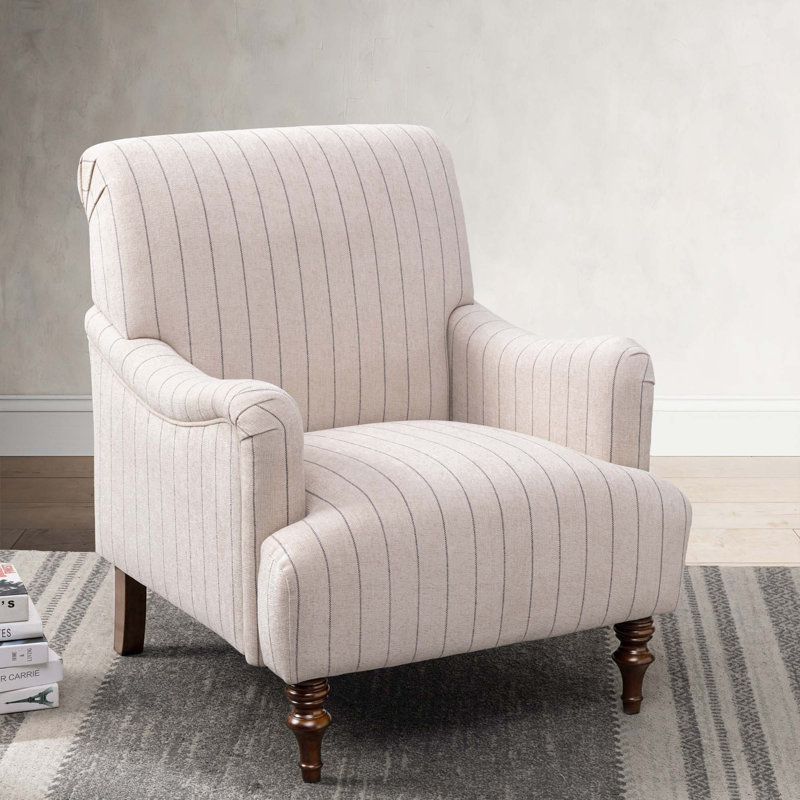Striped Arm Chair