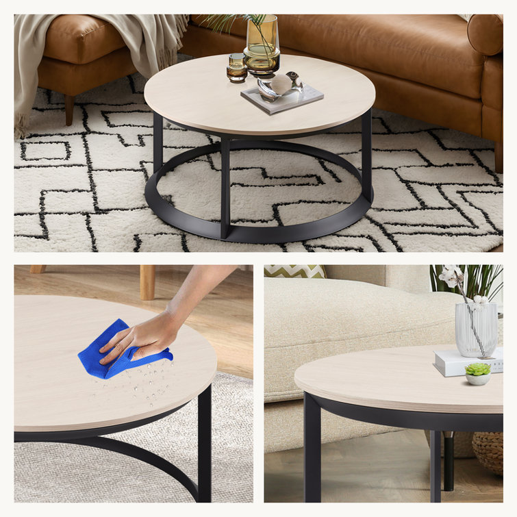 Small Accent Table with Engineered Wood Top